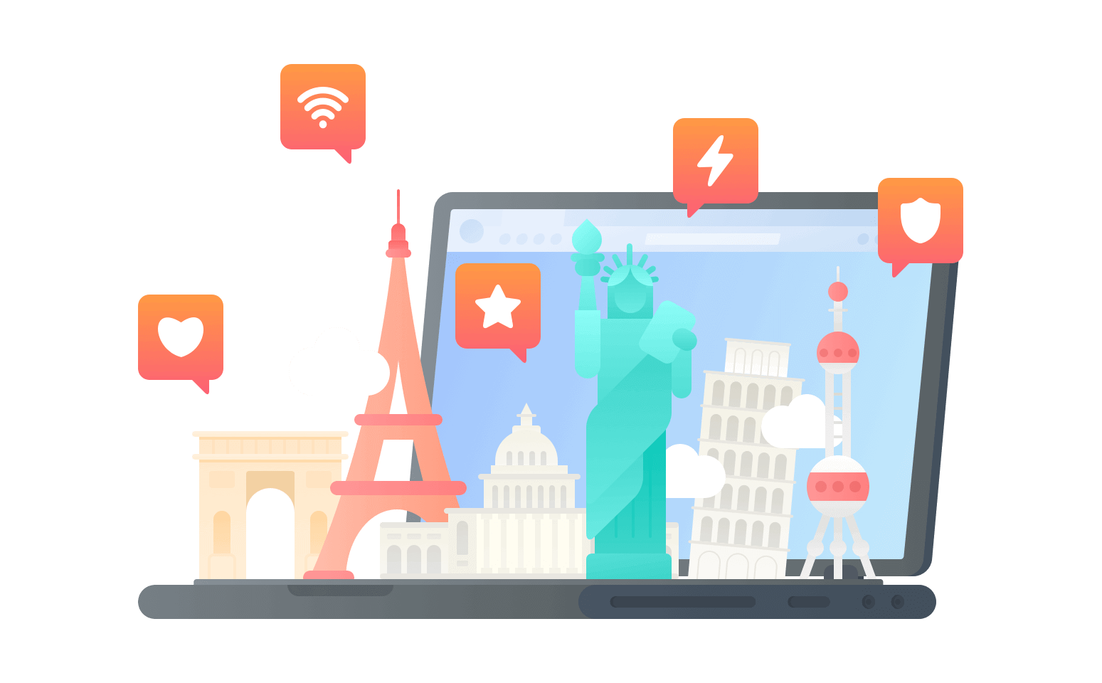 在法属圭亚那连接到中国的软件 - 返华VPN